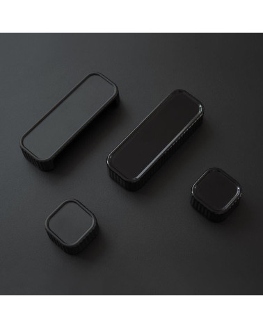 WEGA furniture handle designer handle placed on a dark surface
