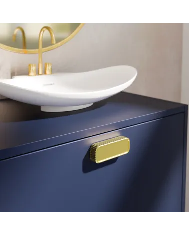 WEGA furniture handle designer handle colour 4 mounted on a drawer