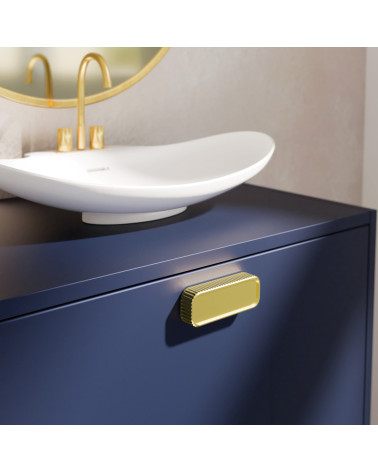 WEGA furniture handle designer handle colour 4 mounted on a drawer