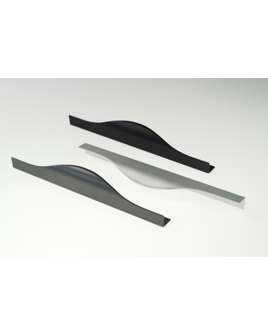 LEXA furniture handle design handle placed on a light surface