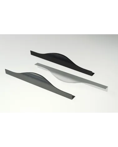 LEXA furniture handle design handle placed on a light surface