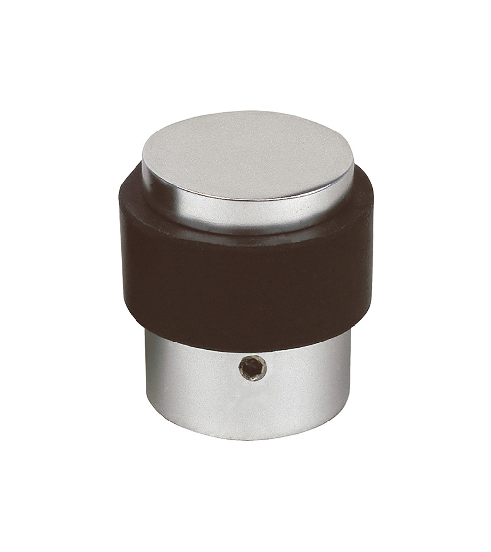 Silver anti-vandalism door stop EUROWALE