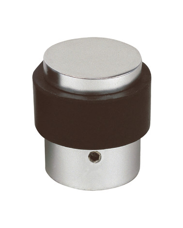 Silver anti-vandalism door stop EUROWALE