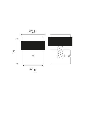 Drawing Anti-vandalism door stop EUROWALE