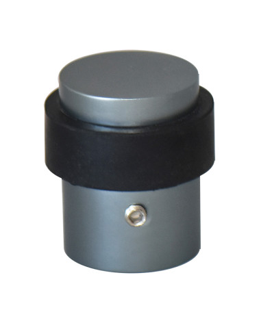 Anti-vandalism door stop stainless steel effect