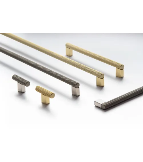 Matt gold MONDO T-bar furniture knob designer handle