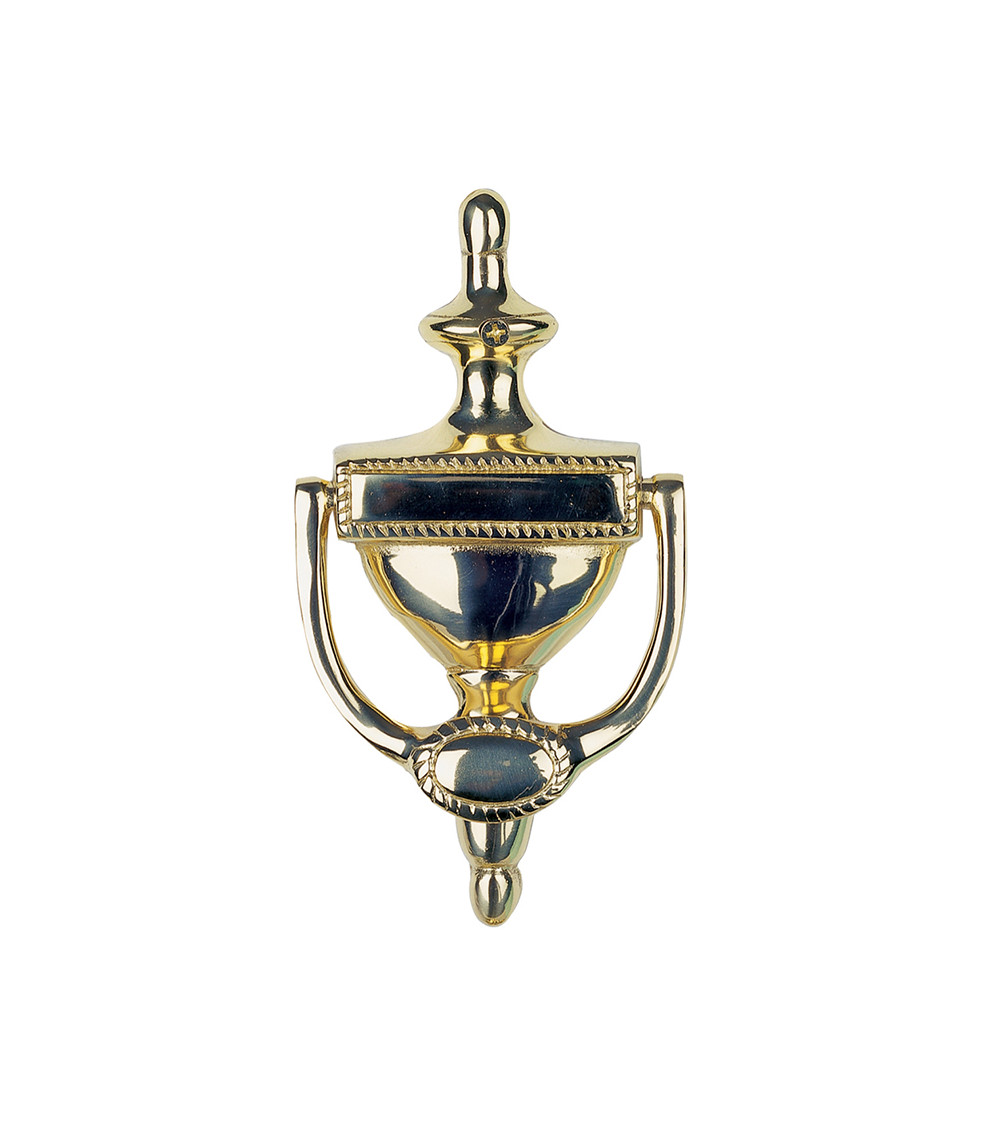 VICTORIAN B door knocker in titanium PVD brass EUROWALE