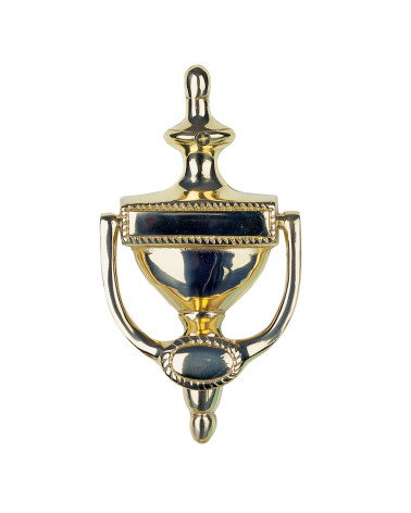 VICTORIAN B door knocker in titanium PVD brass EUROWALE