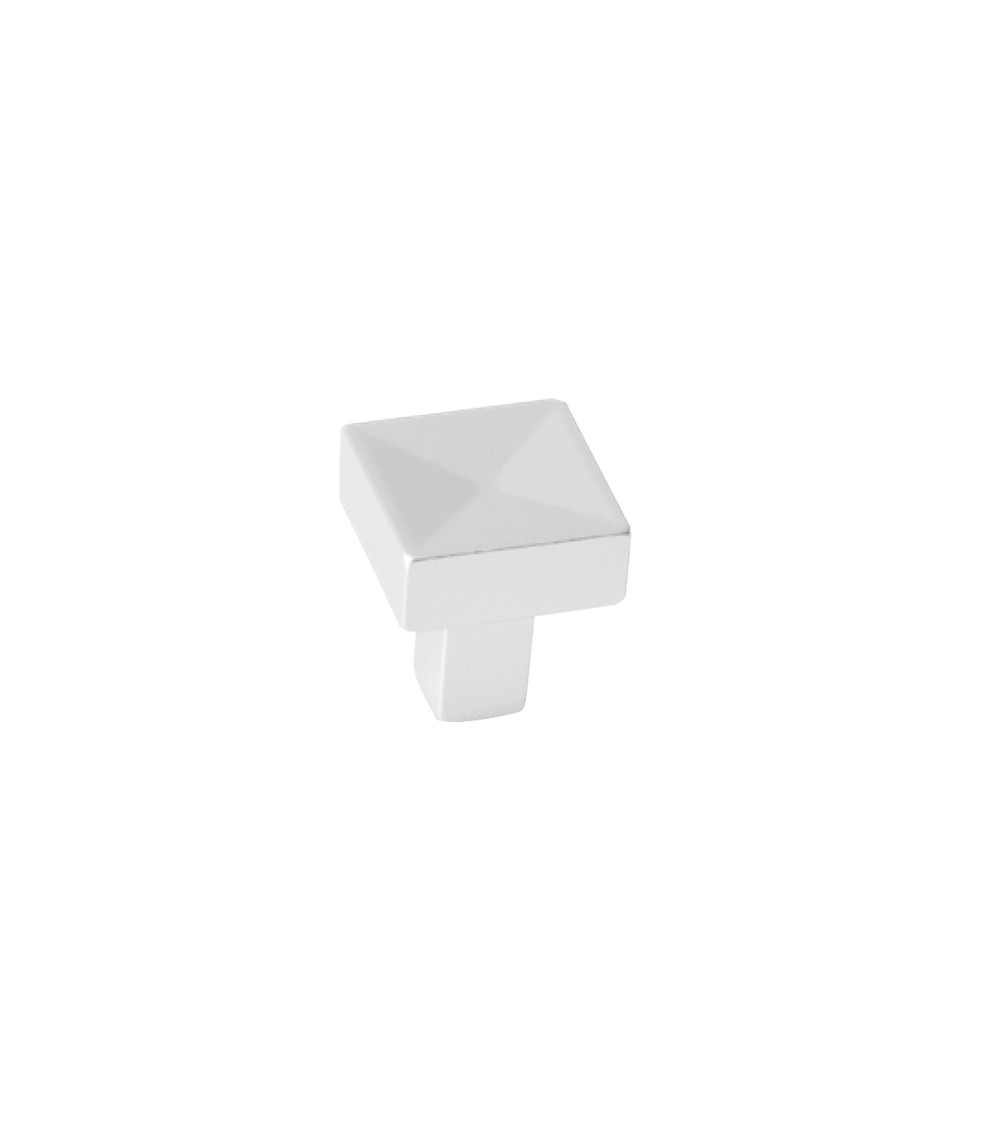 Satin chrome furniture knob REGGEA designer handle
