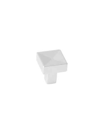 Satin chrome furniture knob REGGEA designer handle