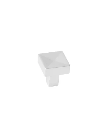 Satin chrome furniture knob REGGEA designer handle