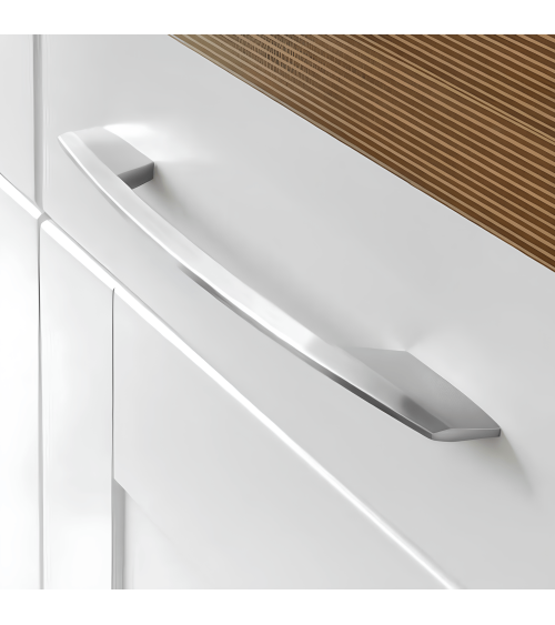 Polished chrome ALTERNATIVE furniture handle designer handle