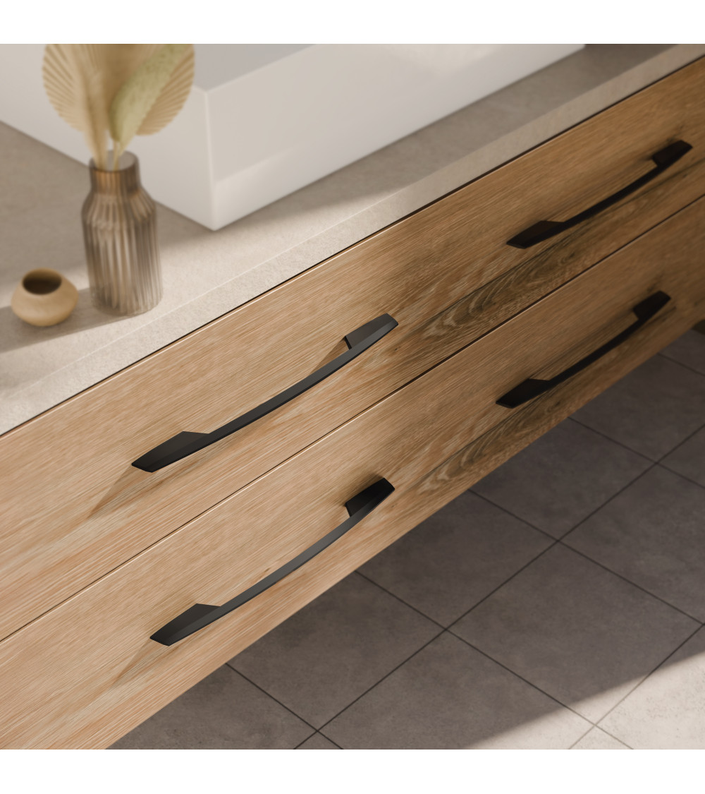 ALTERNATIVE matt black furniture handle design handle