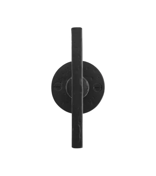 Original vertical black door handle in bronze 2017 T - designer handle