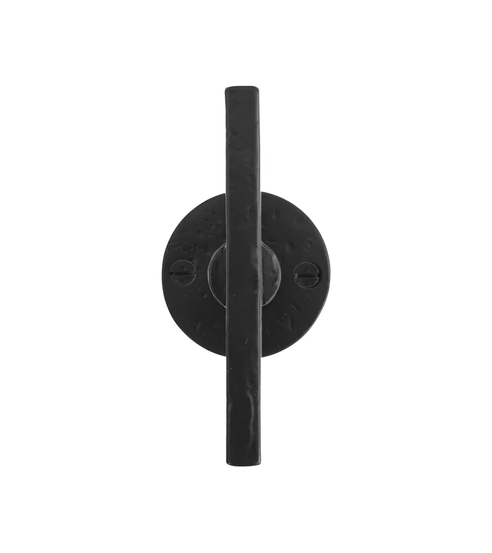 Original vertical black door handle in bronze 2017 T - designer handle