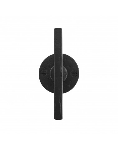 Original vertical black door handle in bronze 2017 T - designer handle