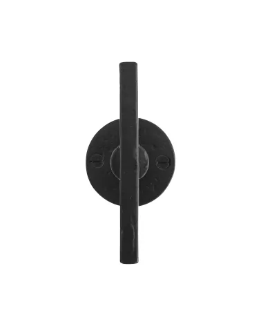 Original vertical black door handle in bronze 2017 T - designer handle