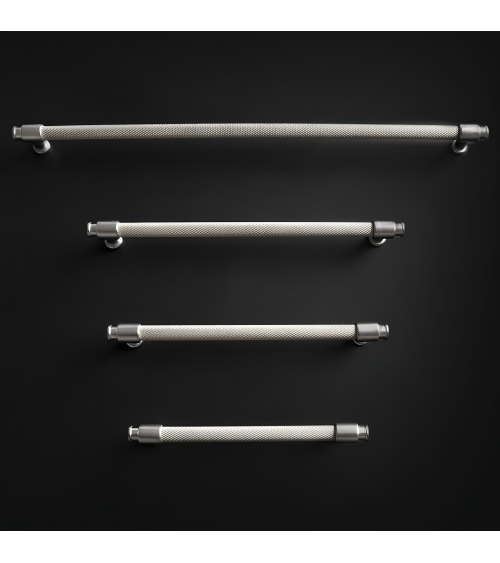 Stainless steel/matt chrome furniture handle GALIUM designer handle