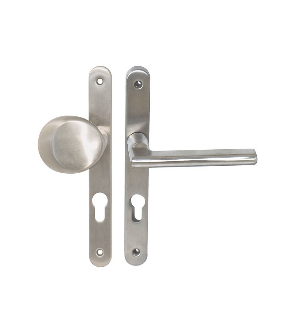 Backplate set stainless steel narrow backplate 26 cylinder Amande/New Pyla