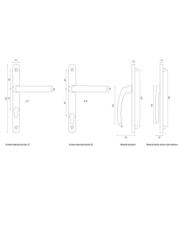Posy reduced projection pl 24 white drawing