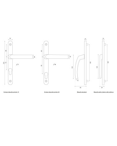 Posy reduced projection pl 24 white drawing