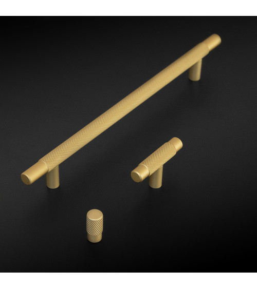 VENDÉ gold/matt gold anodised furniture handle design handle