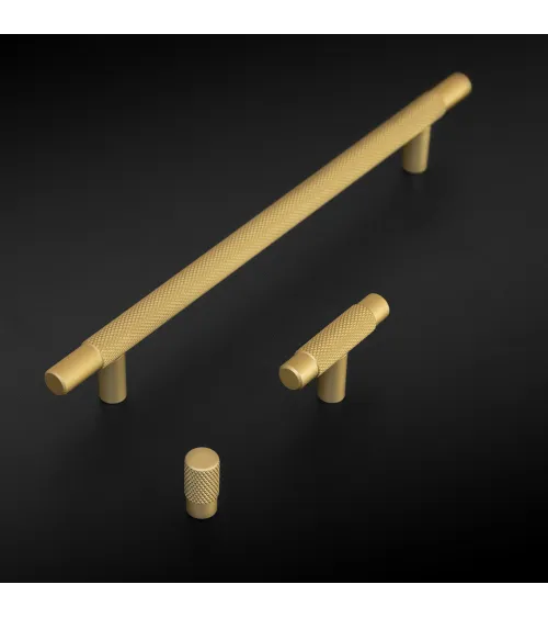 VENDÉ gold/matt gold anodised furniture handle design handle