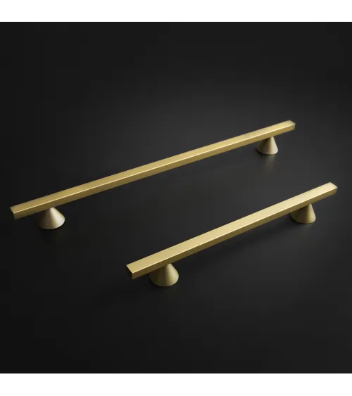 Gold/matt gold anodised CERT furniture handle designer handle