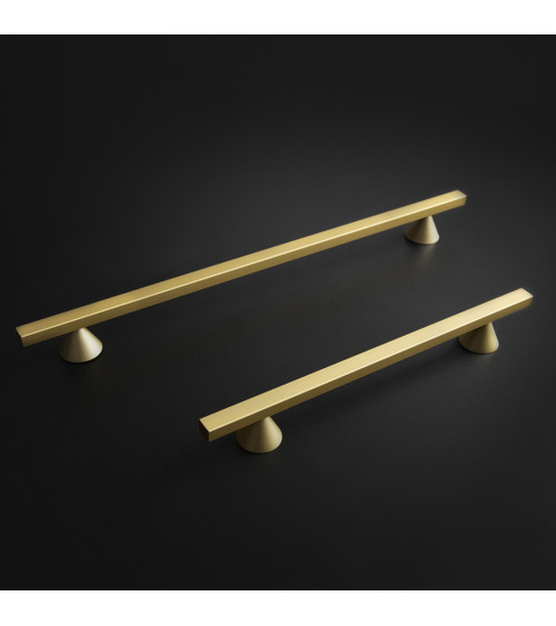 Gold/matt gold anodised CERT furniture handle designer handle