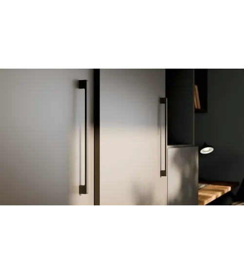 TECHNO design furniture handle in matt black