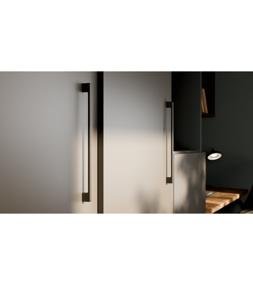 TECHNO design furniture handle in matt black