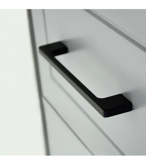 TECHNO design furniture handle in matt black