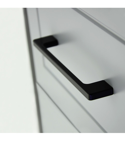 TECHNO design furniture handle in matt black
