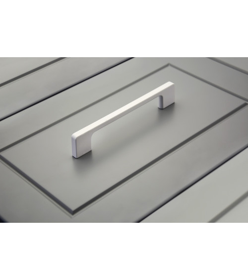 TECHNO design furniture handle in glossy white