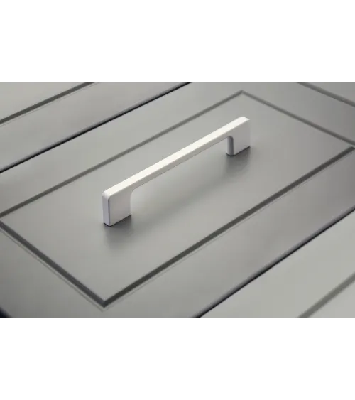 TECHNO design furniture handle in glossy white