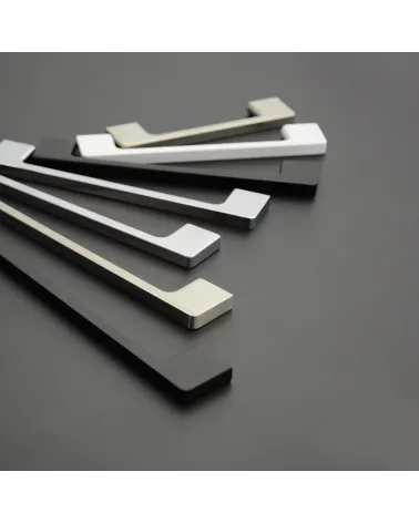 TECHNO design furniture handle placed on a grey surface