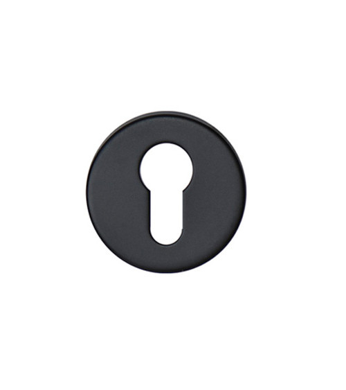 Round Black Stainless Steel Security Rose EUROWALE