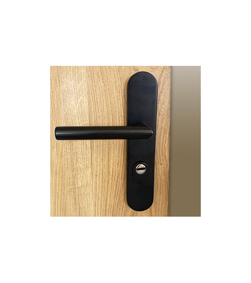 Altesse Security Lever Handle Set in Black EUROWALE