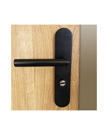 Altesse Security Lever Handle Set in Black EUROWALE