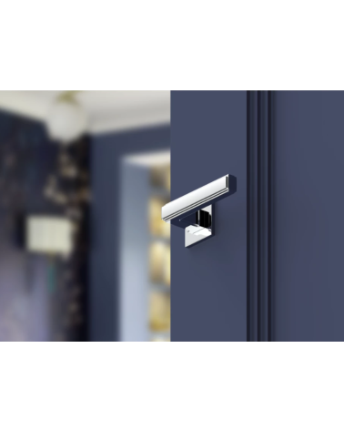 Royal Slim door handle in polished chrome