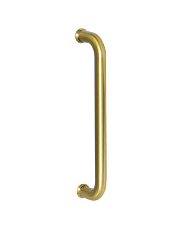 Bordeaux single Angled Satin Gold PVD pull handle EUROWALE
