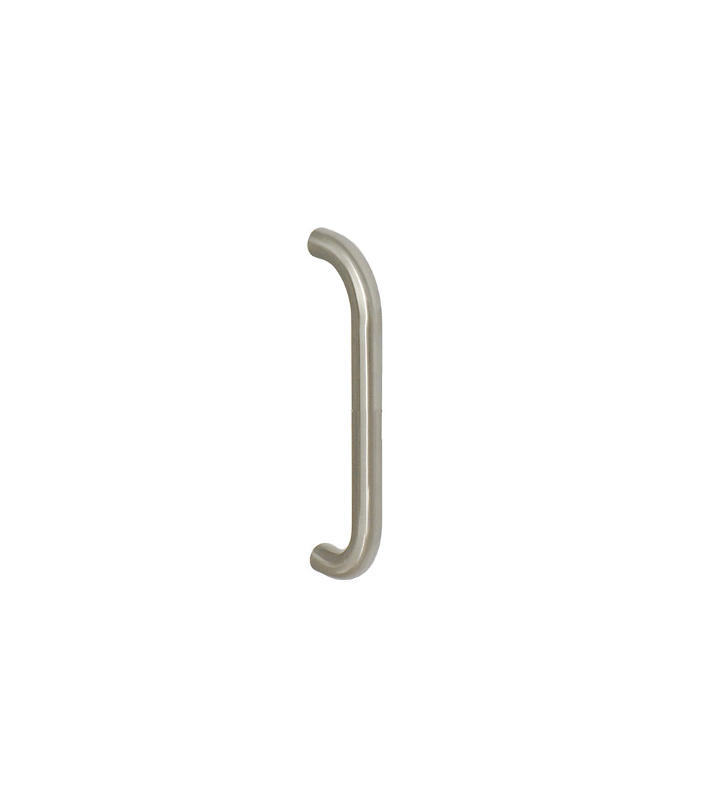 Bordeaux single angled pull handle stainless steel D19 ea200 EUROWALE