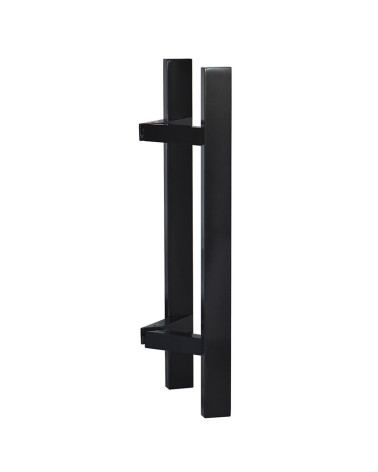 EUROWALE double black T-shaped rectangular offset pull handle