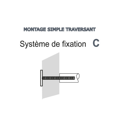 EUROWALE single straight ring pull handle