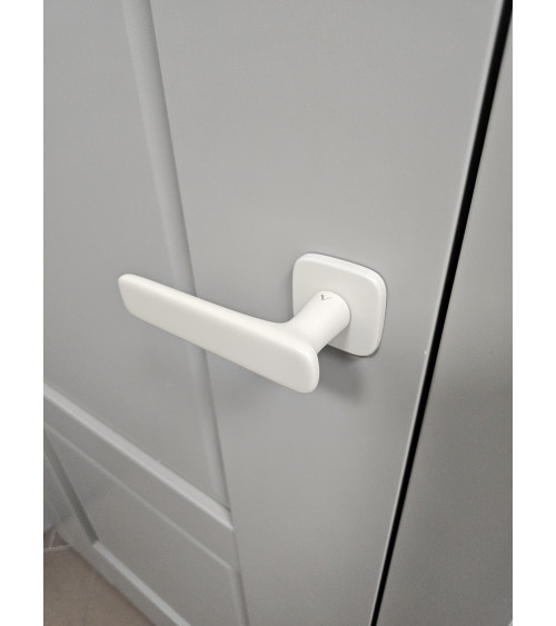 FLOW matt ivory door handle design handle
