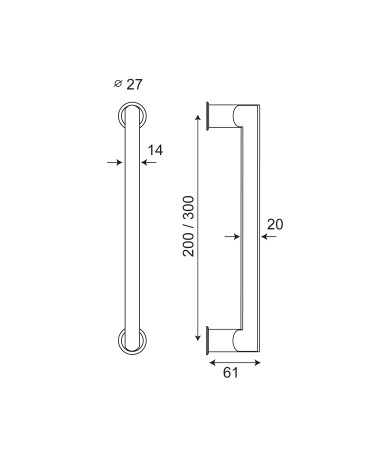 Drawing New Pyla Pull Handle Micro-Rosettes EUROWALE