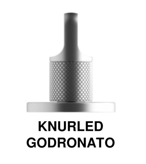 Mandelli Grint graphite door handle designer handle