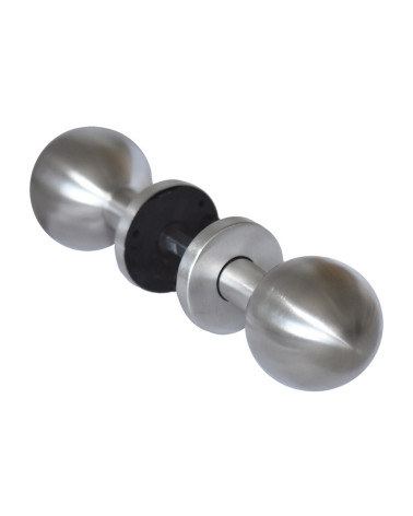 Double ball door handle in stainless steel EUROWALE