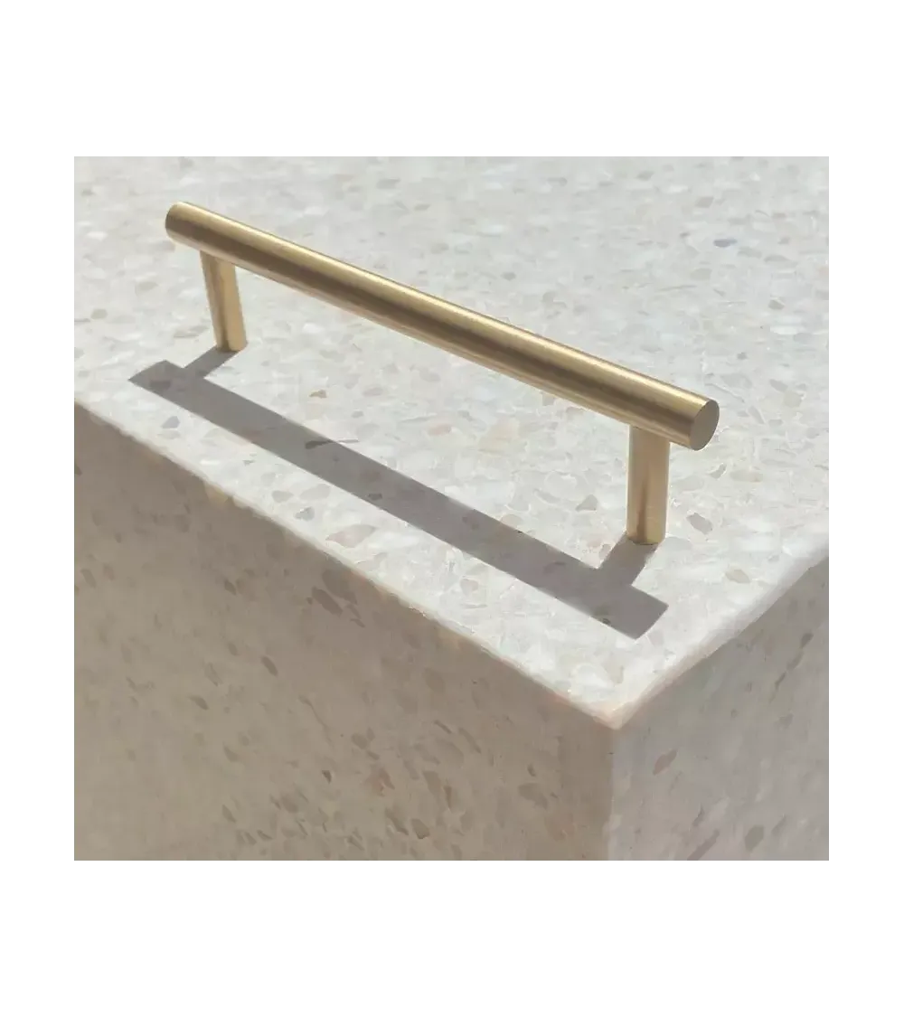 Brass T-Bar cabinet handle