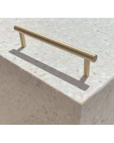 Brass T-Bar cabinet handle